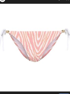 Heidi Klein Cape Town Zebra-print Bikini Bottom Xsmall